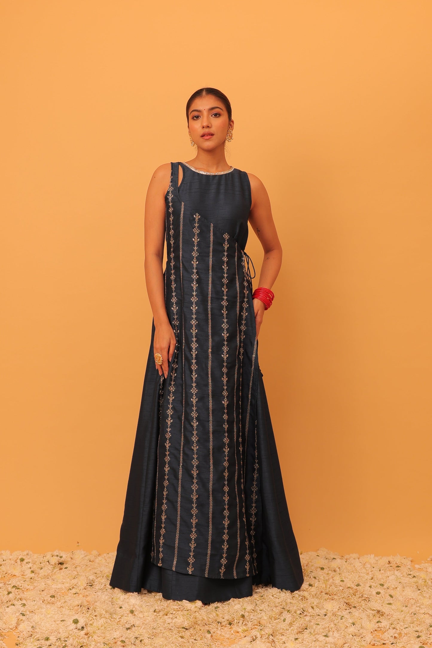 Nazaakat Mehfil Navy Blue Anarkali