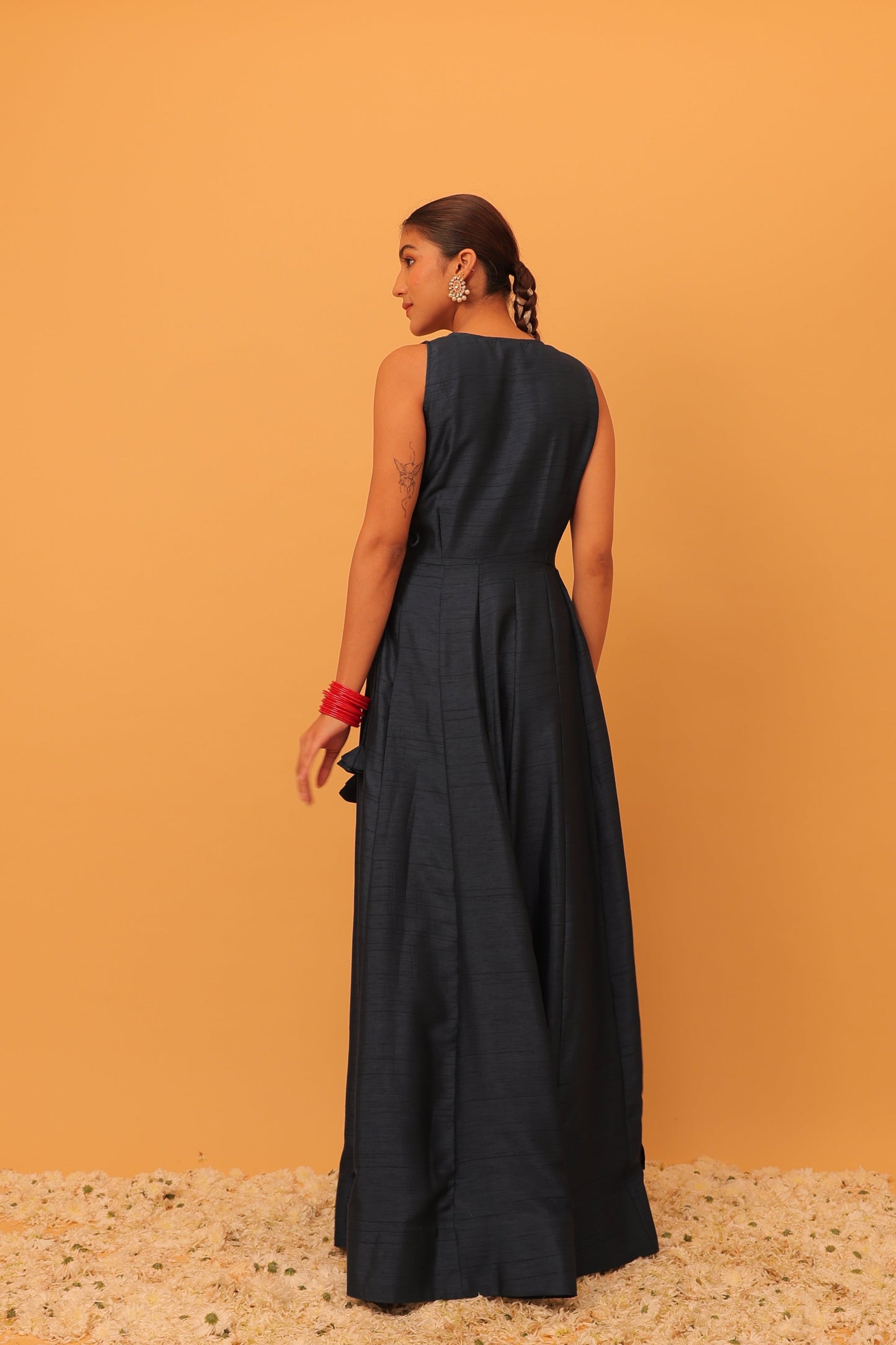 Nazaakat Mehfil Navy Blue Anarkali
