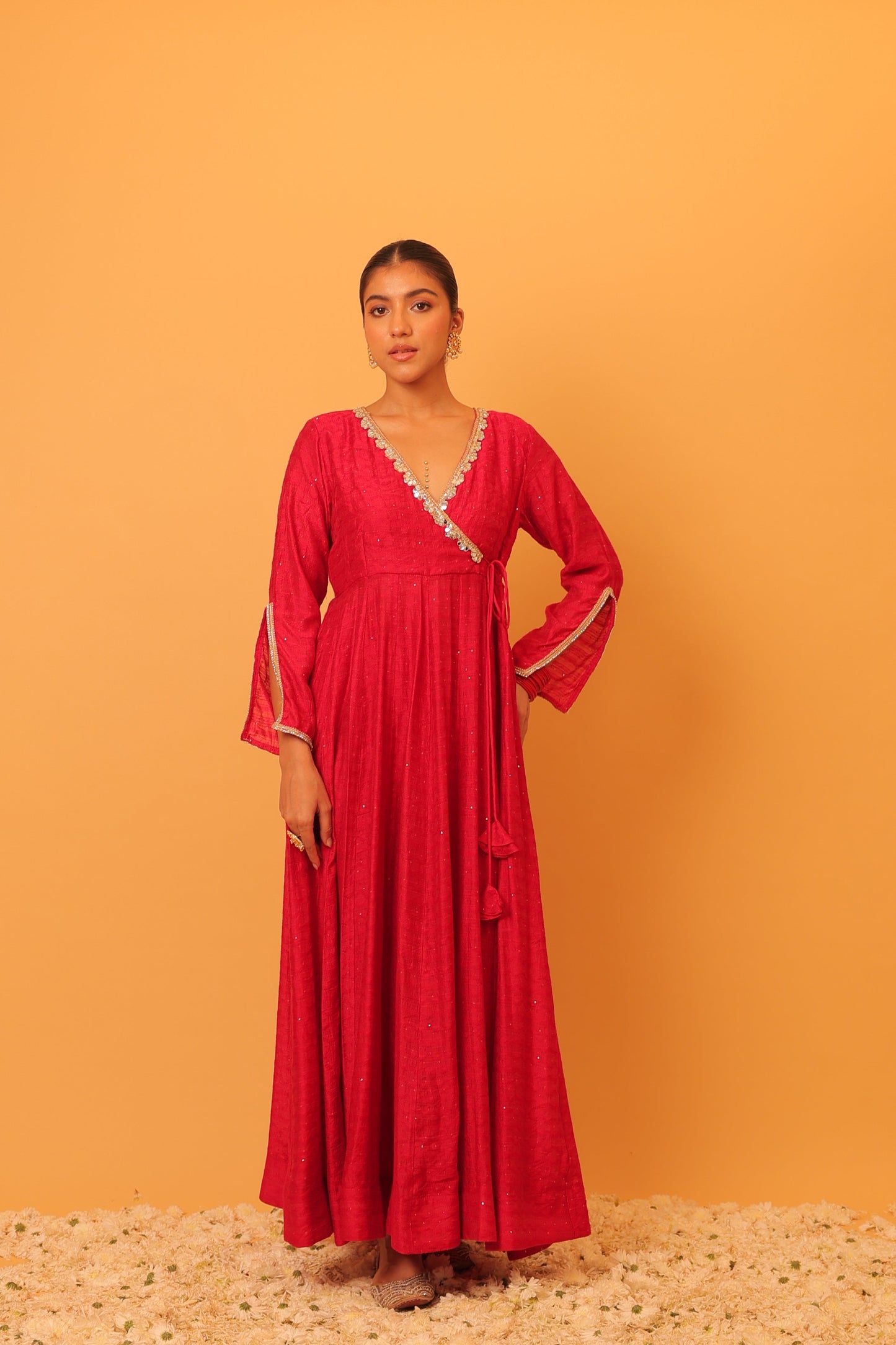 Nazaakat Mehfil Punch Pink Anarkali Set