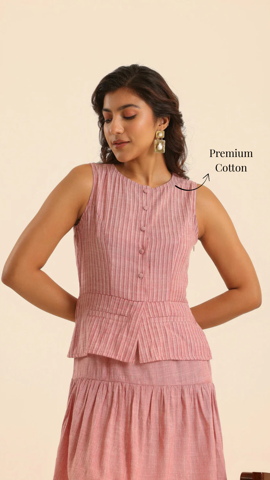 Nazaakat Pink Blush Short Dress