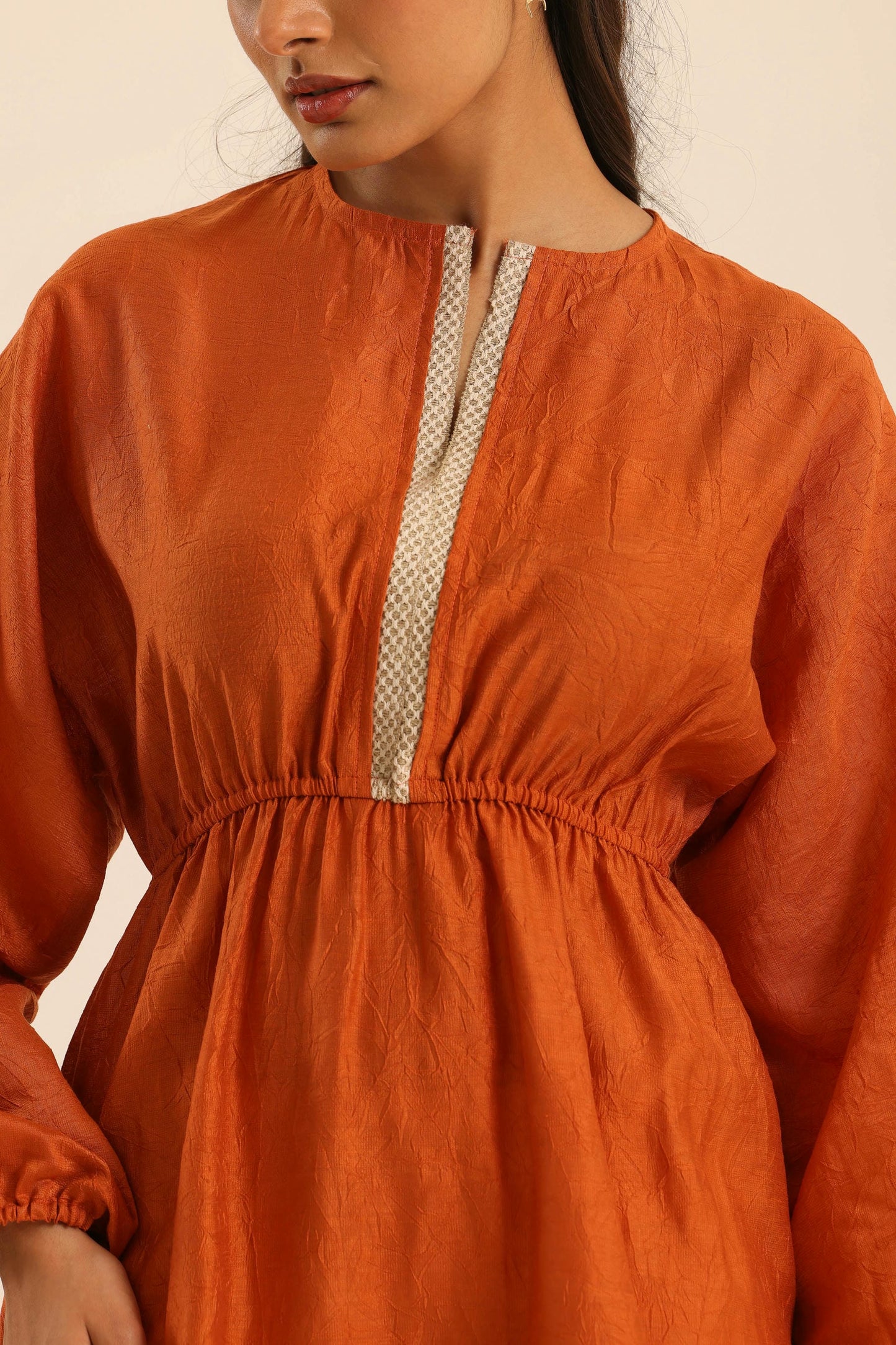 Nazaakat Coral Comfort Dress