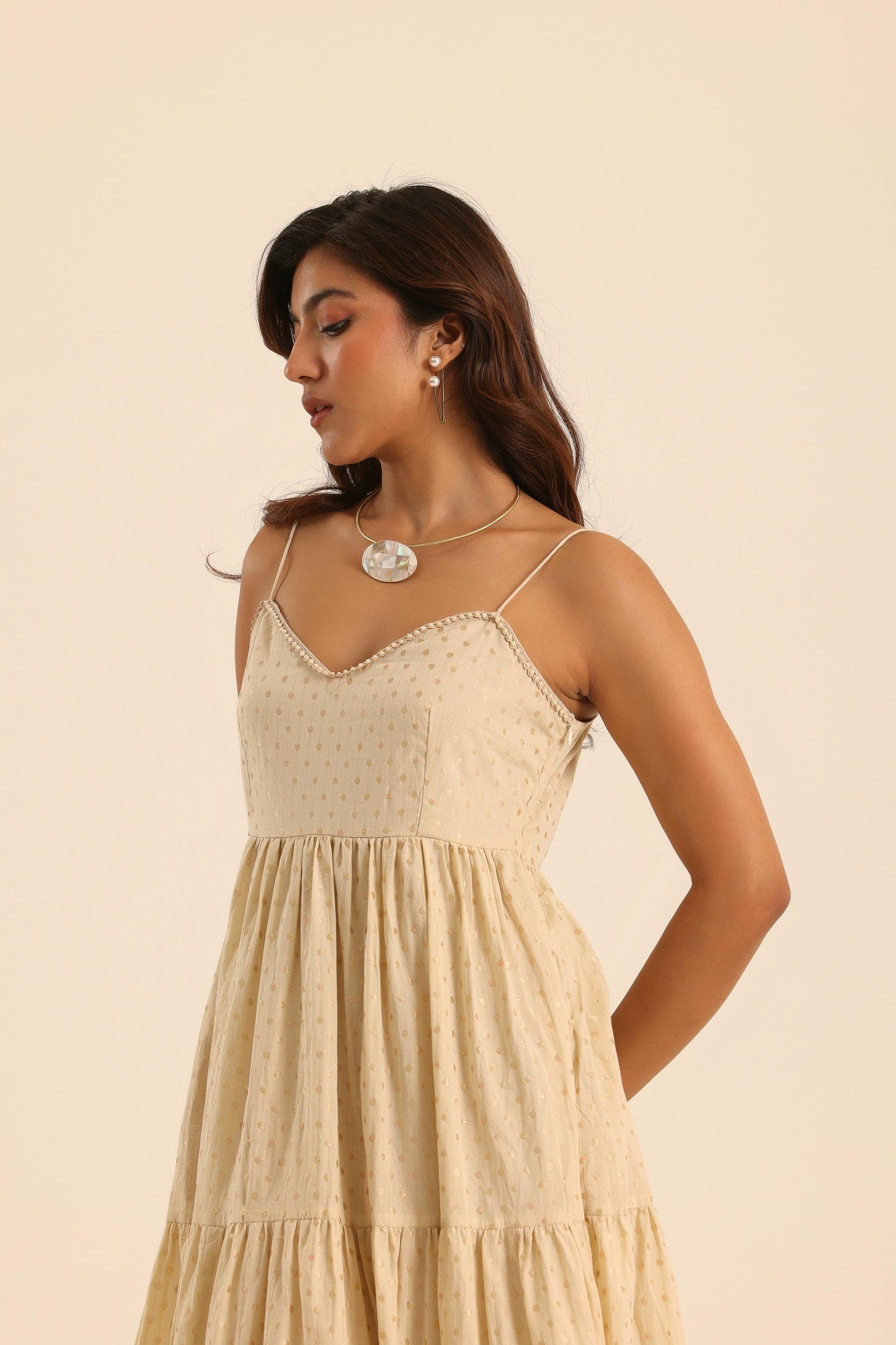 Nazaakat Champagne Kiss Maxi Dress