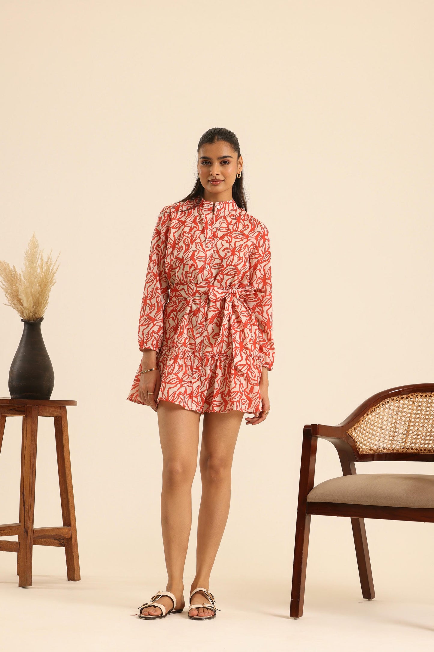 Nazaakat Sexy Salsa Belted Dress