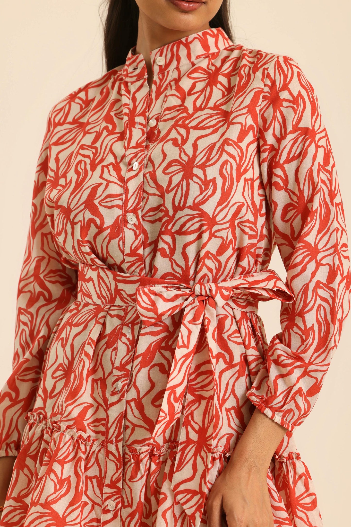 Nazaakat Sexy Salsa Belted Dress