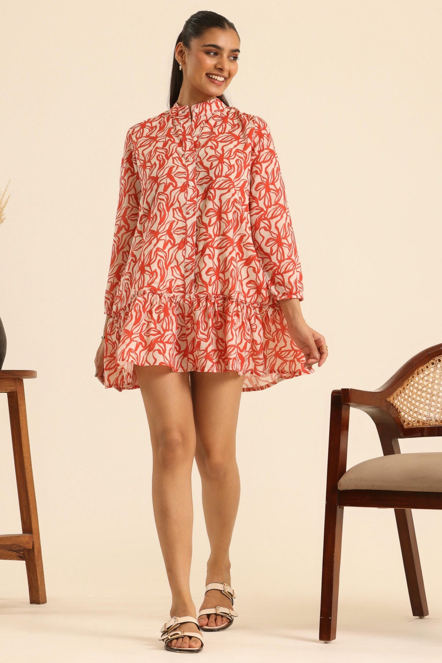 Nazaakat Sexy Salsa Belted Dress