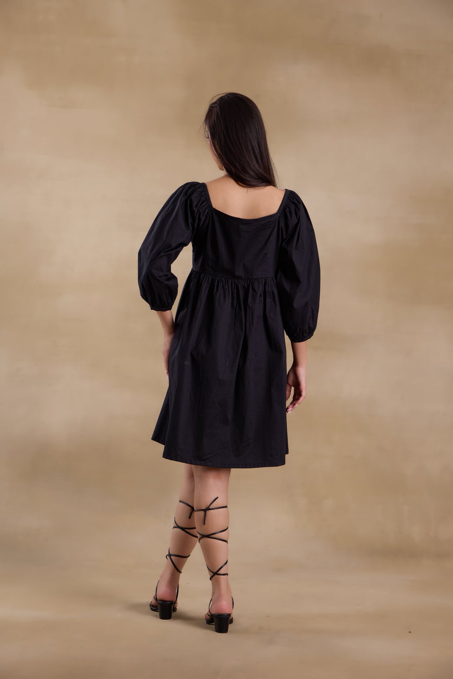 Nazaakat Essentials Black Vacay Dress