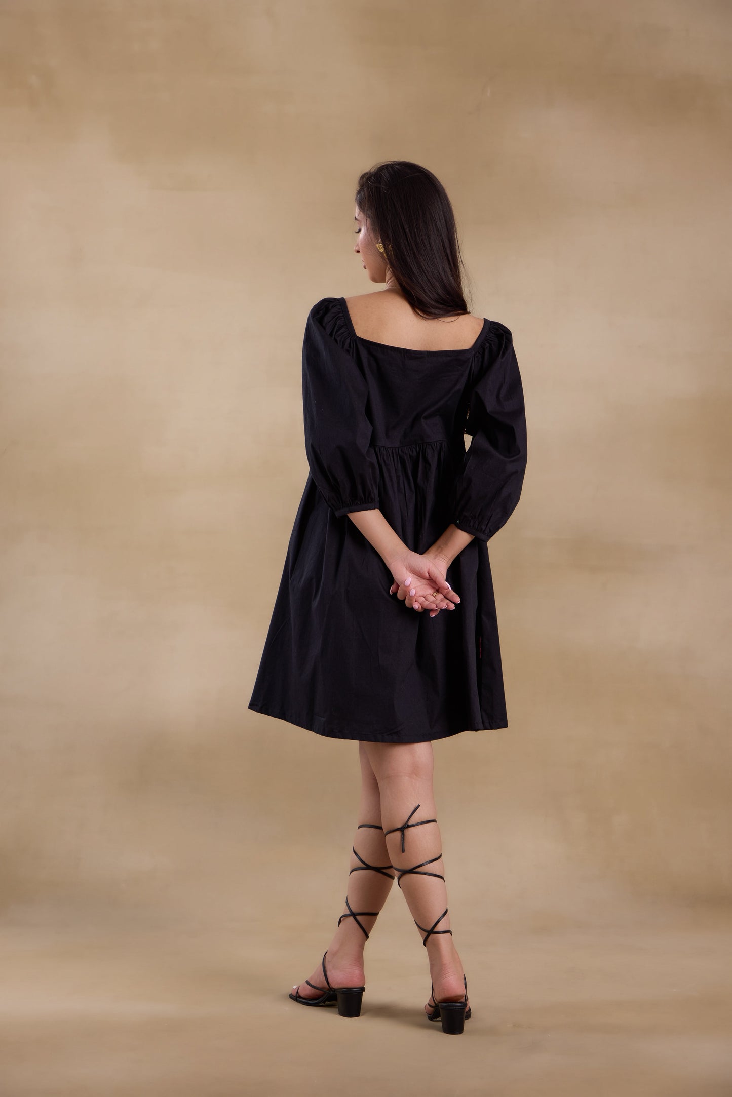 Nazaakat Essentials Black Vacay Dress