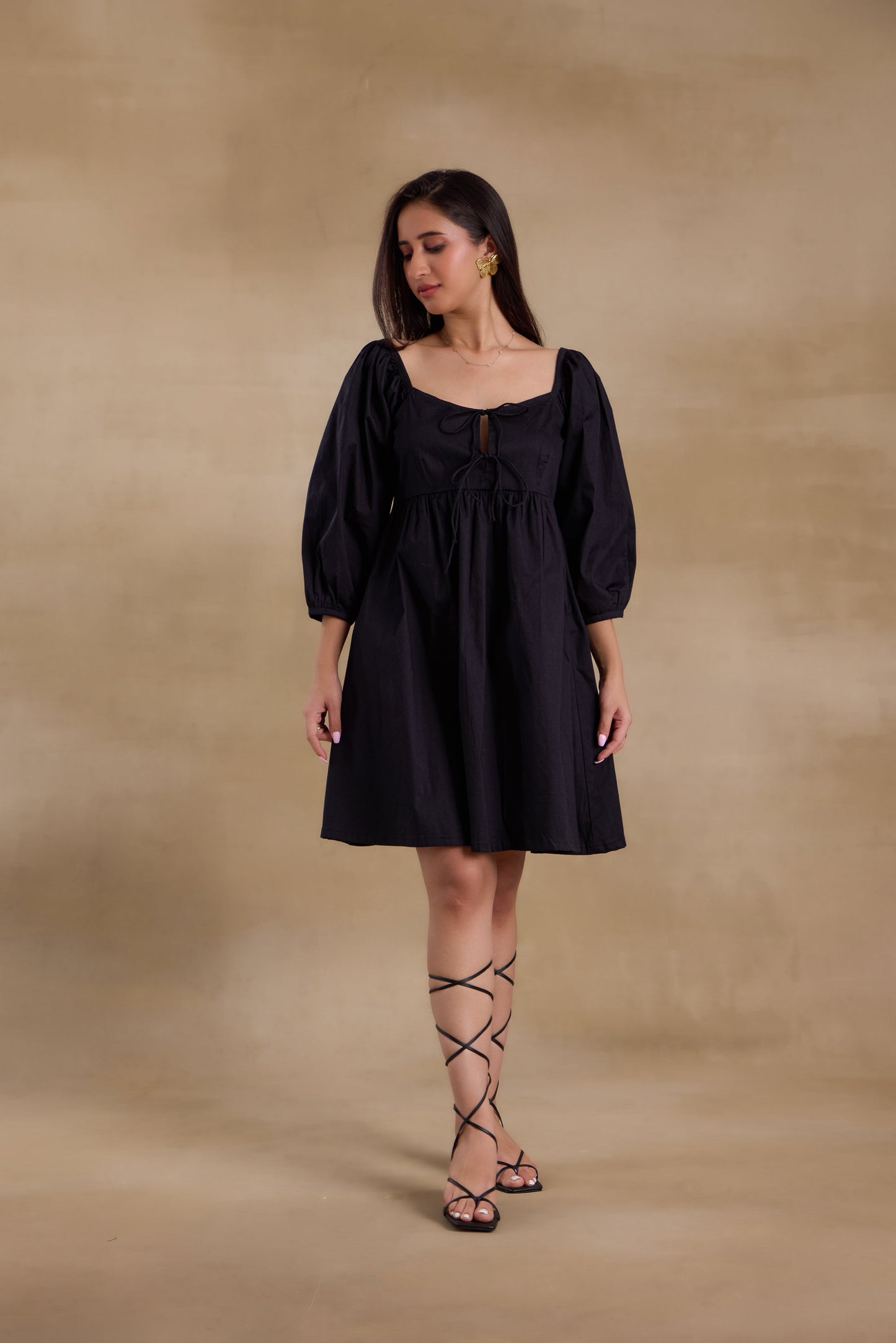 Nazaakat Essentials Black Vacay Dress