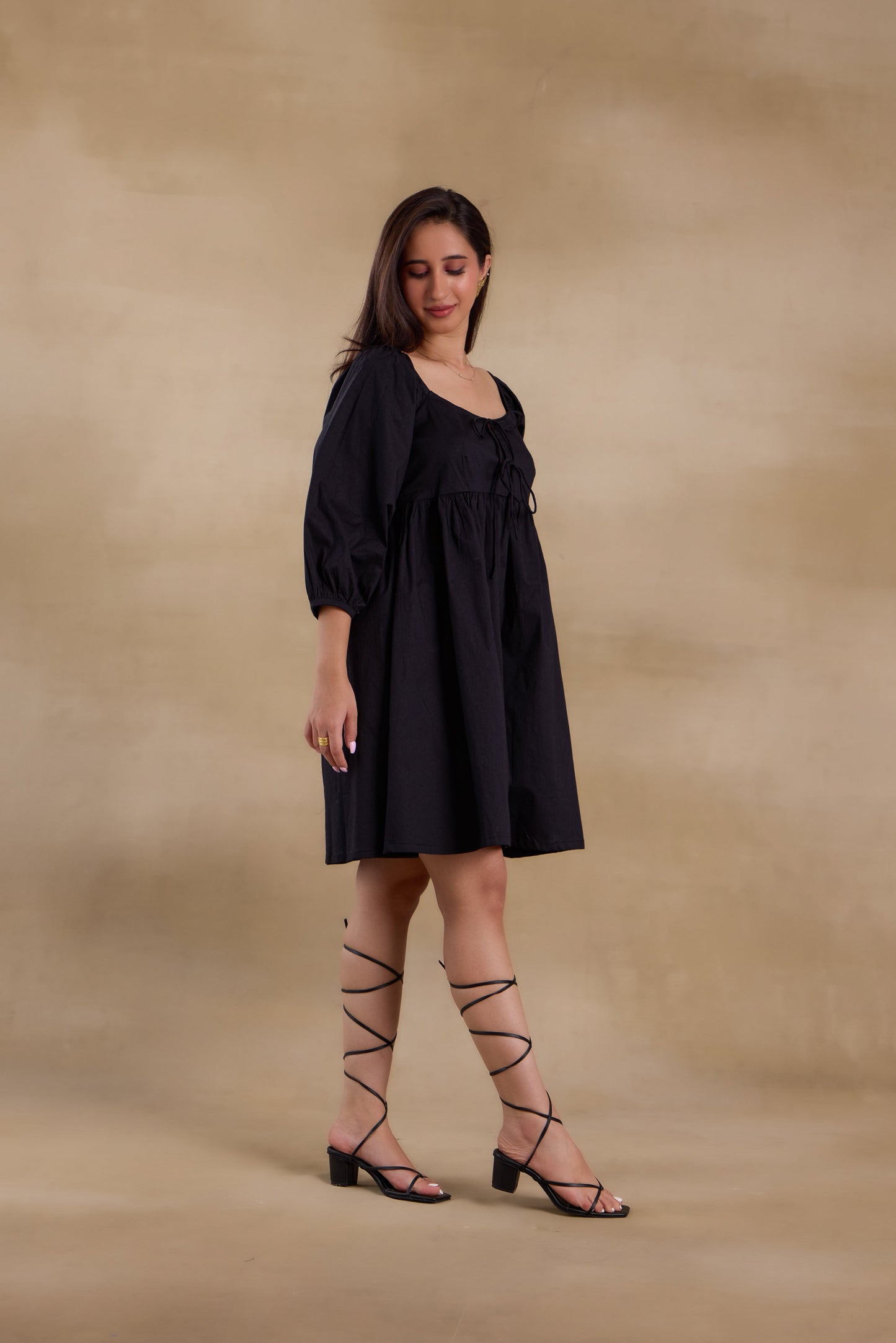 Nazaakat Essentials Black Vacay Dress