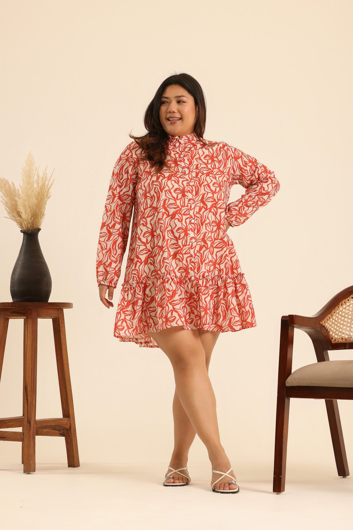Nazaakat Sexy Salsa Belted Dress