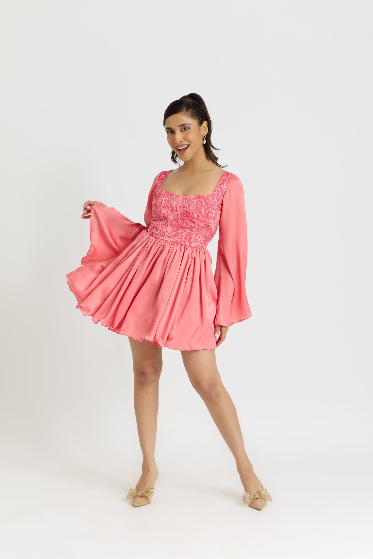 Nazaakat Cairo Pink Birthday Dress