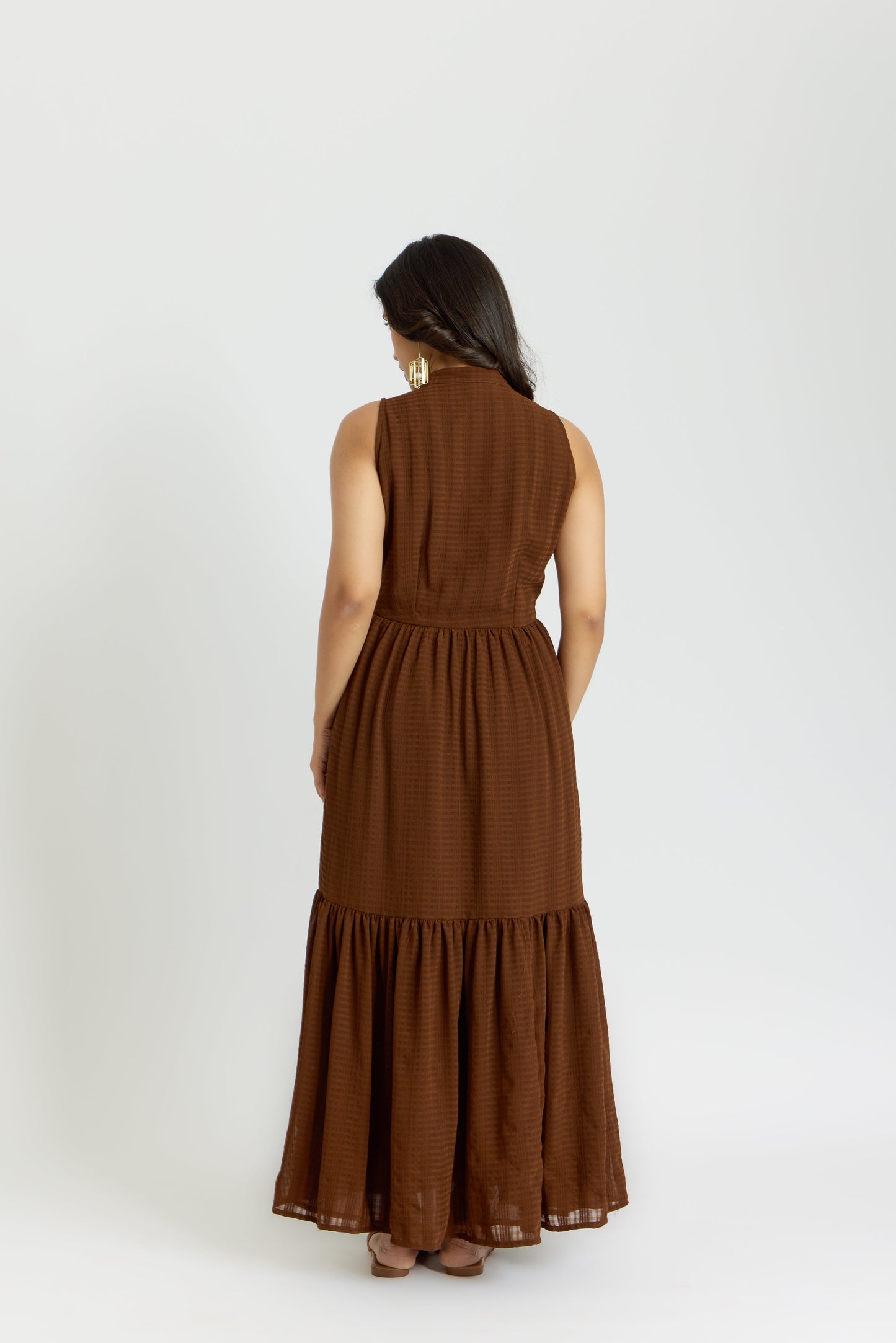 Nazaakat Cairo Mocha Long Dress