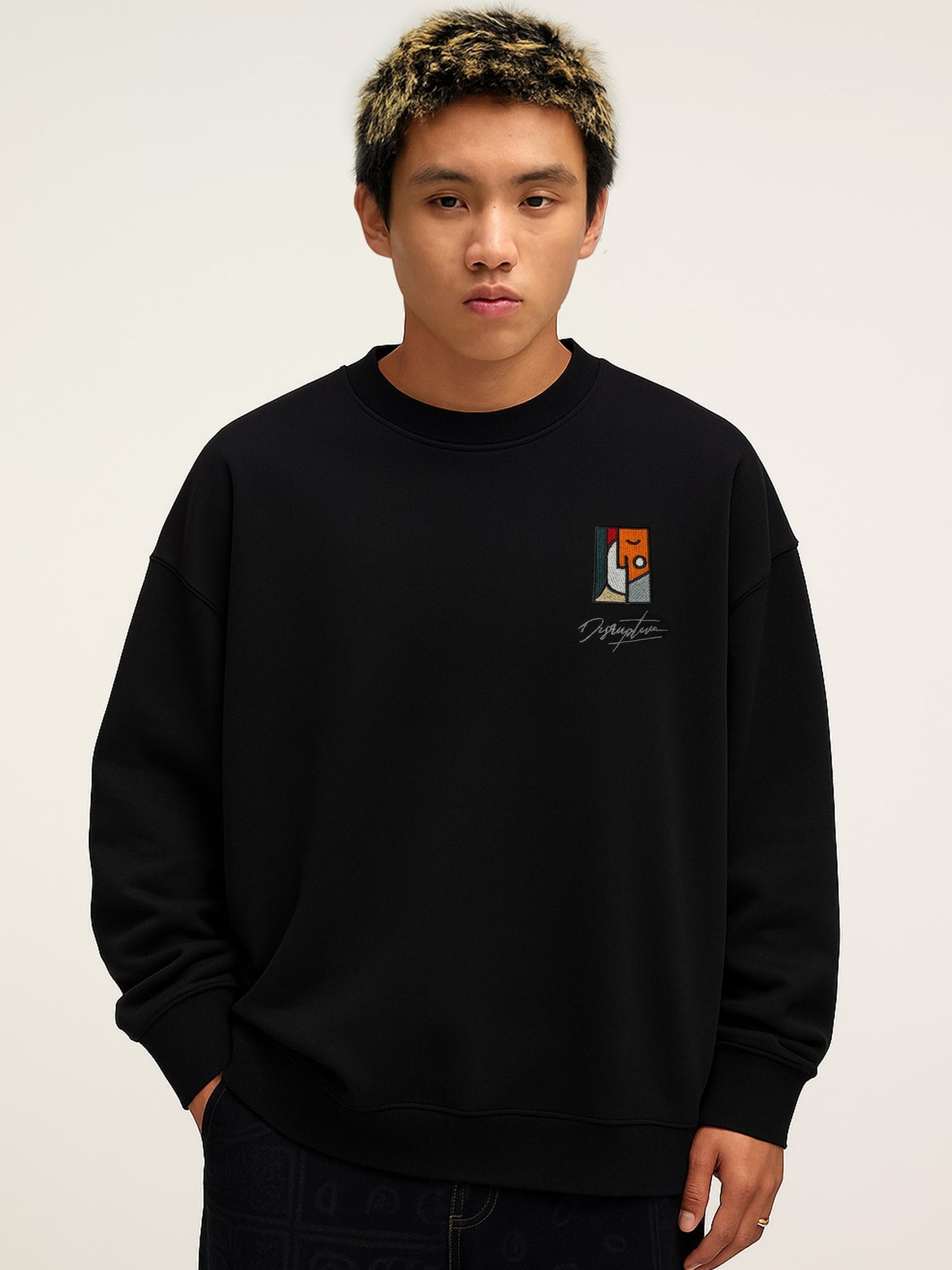 Disruptive Black Sweatshirt