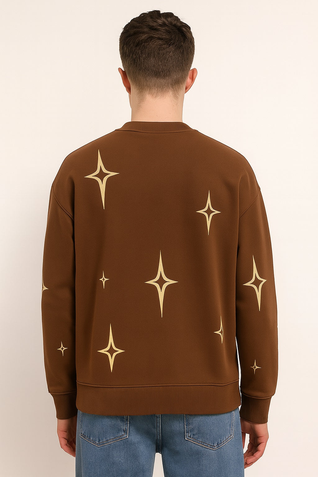 Brown Star Sweatshirt