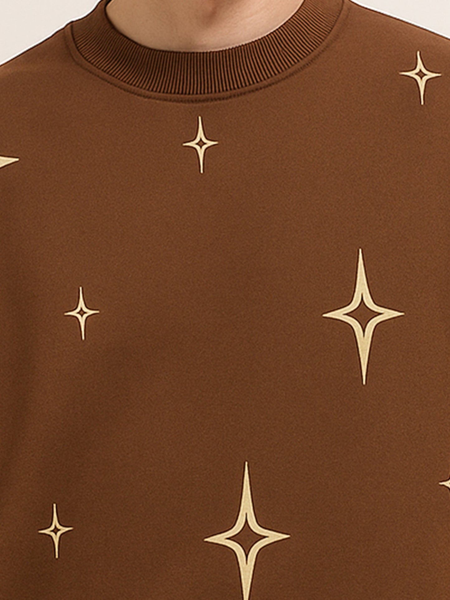 Brown Star Sweatshirt