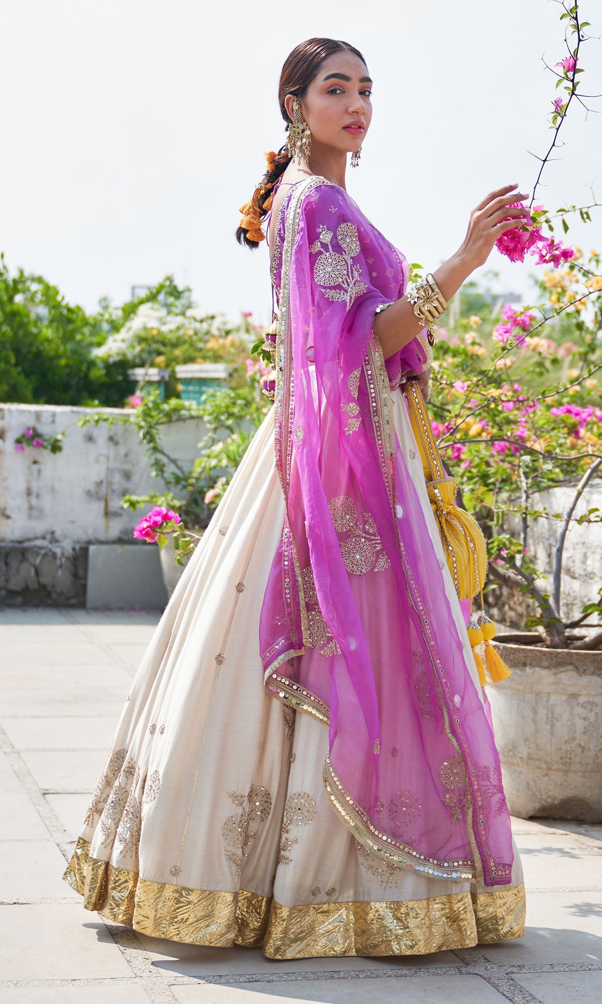 Boond Vol. 2 Pink Lehenga With Pink Embroidered Blouse And Dupatta ( Set Of 3)