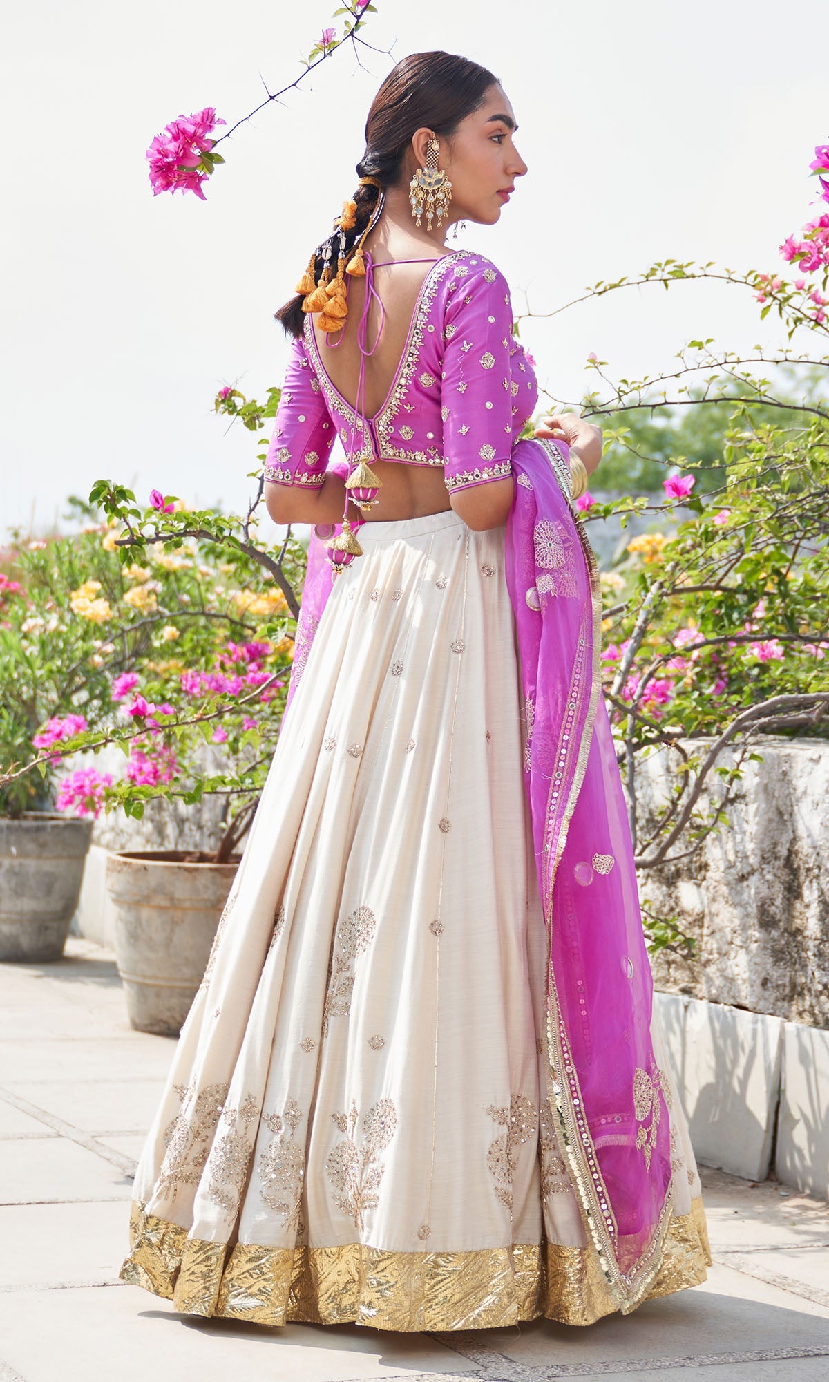 Boond Vol. 2 Pink Lehenga With Pink Embroidered Blouse And Dupatta ( Set Of 3)