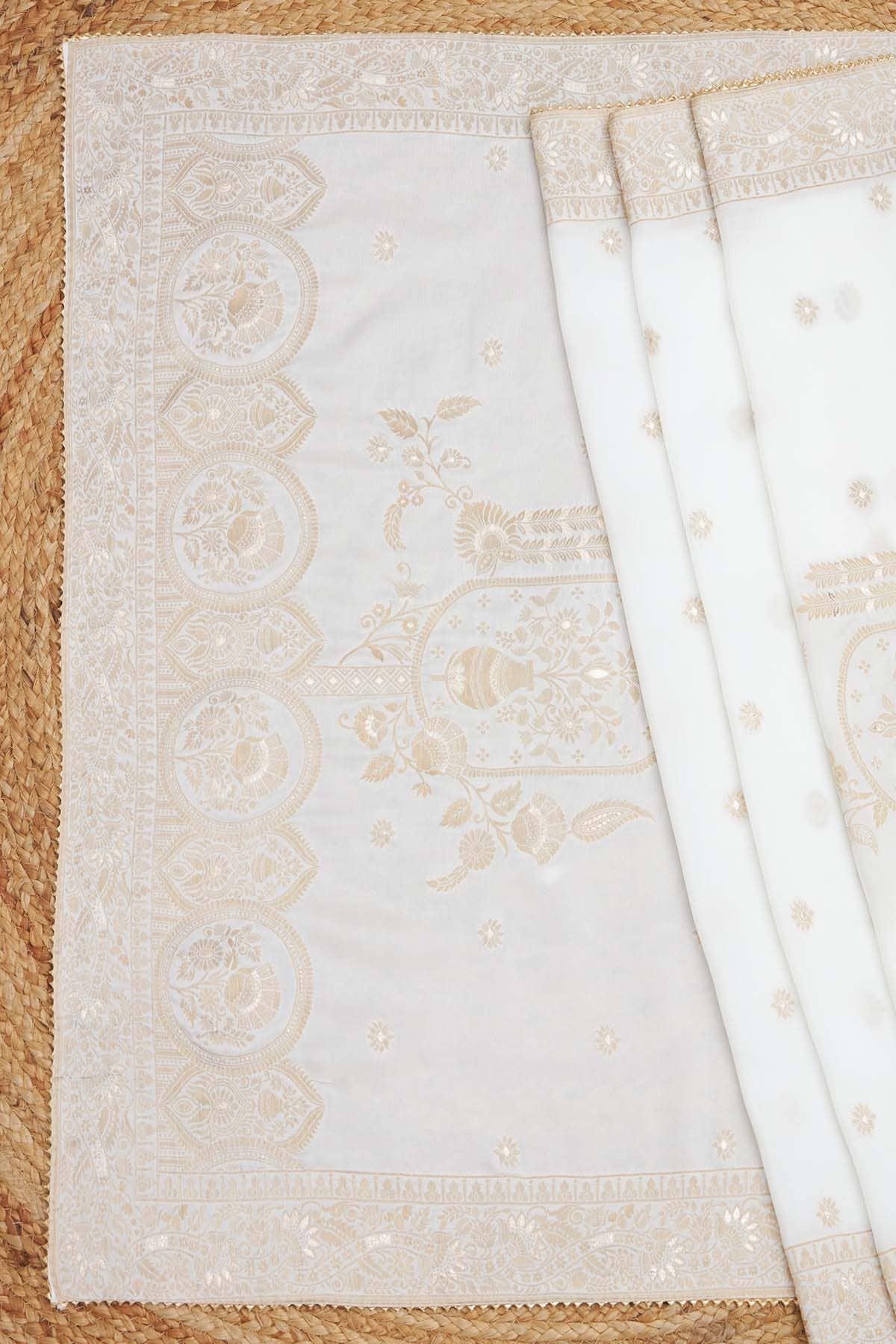 White_Silk_Blend_Zari_Woven_Dupatta_Womens_Soch