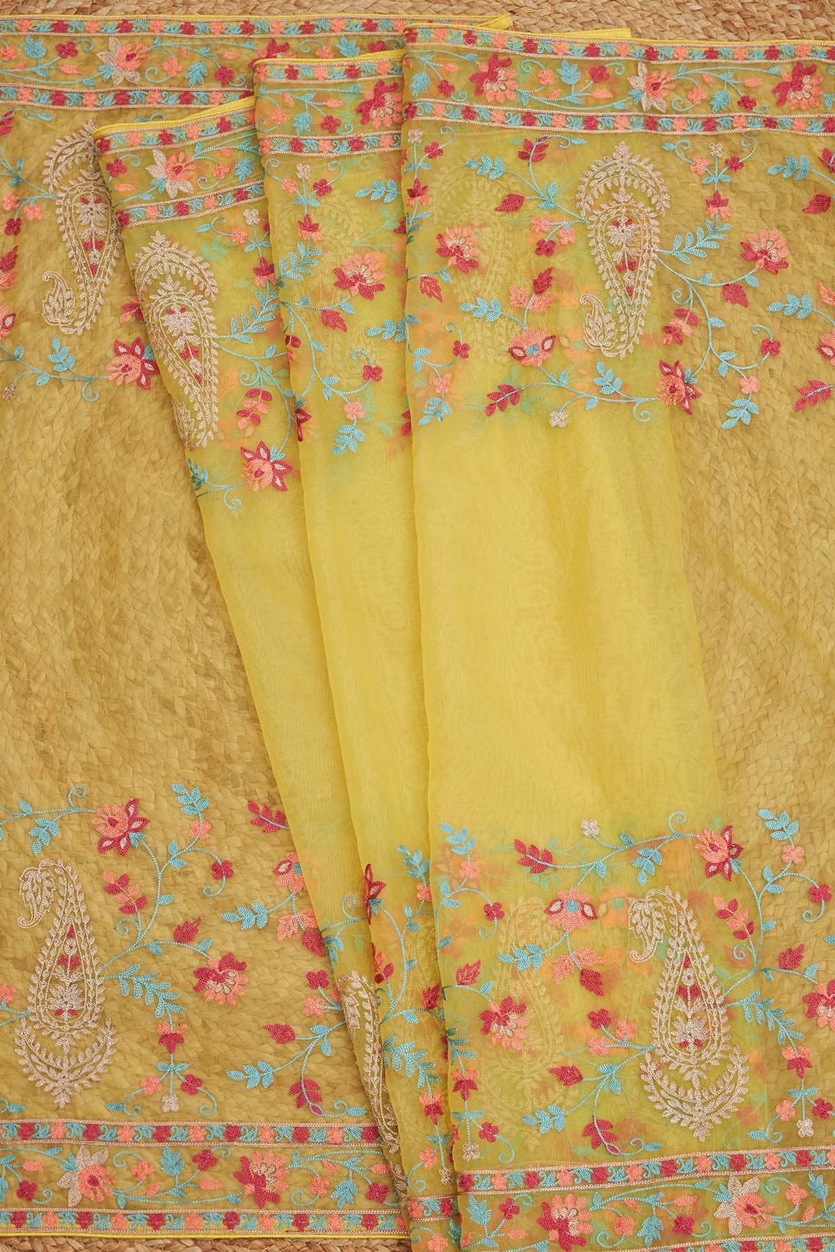 Yellow_Net_Embroidered_Dupatta_Womens_Soch