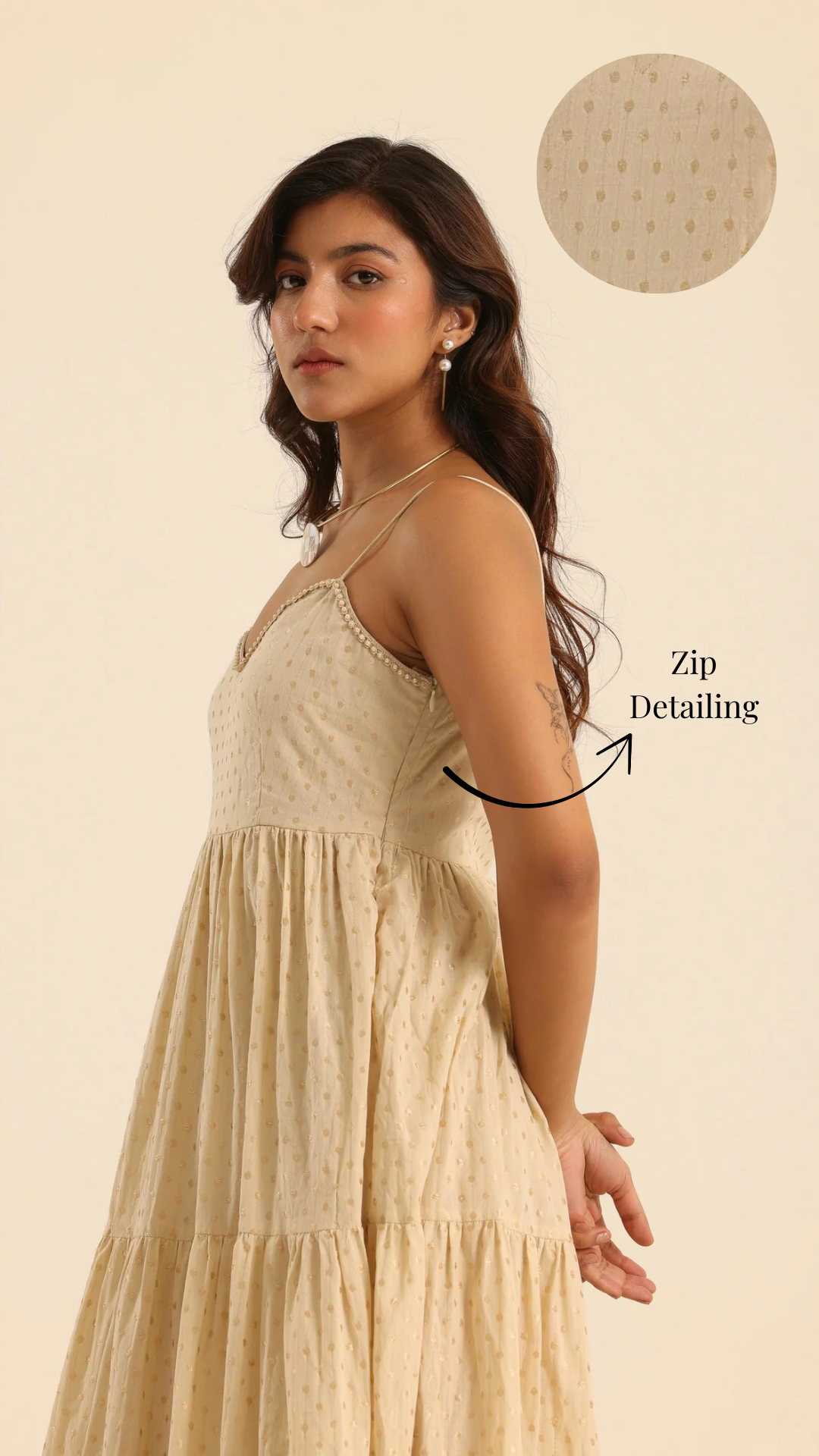 Nazaakat Champagne Kiss Maxi Dress