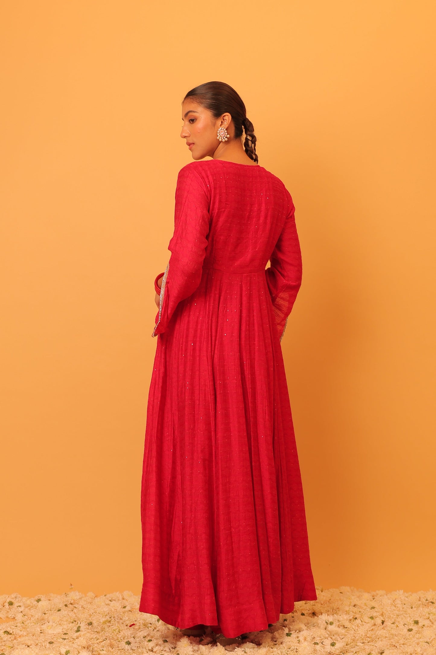 Nazaakat Mehfil Punch Pink Anarkali Set