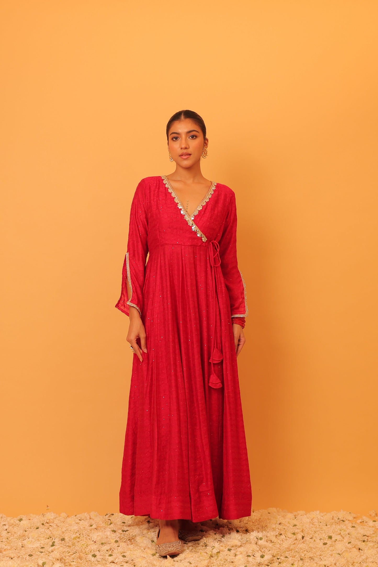Nazaakat Mehfil Punch Pink Anarkali Set