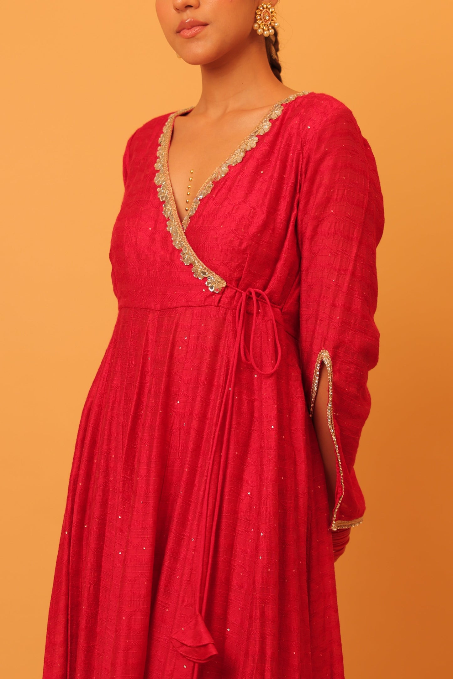 Nazaakat Mehfil Punch Pink Anarkali Set