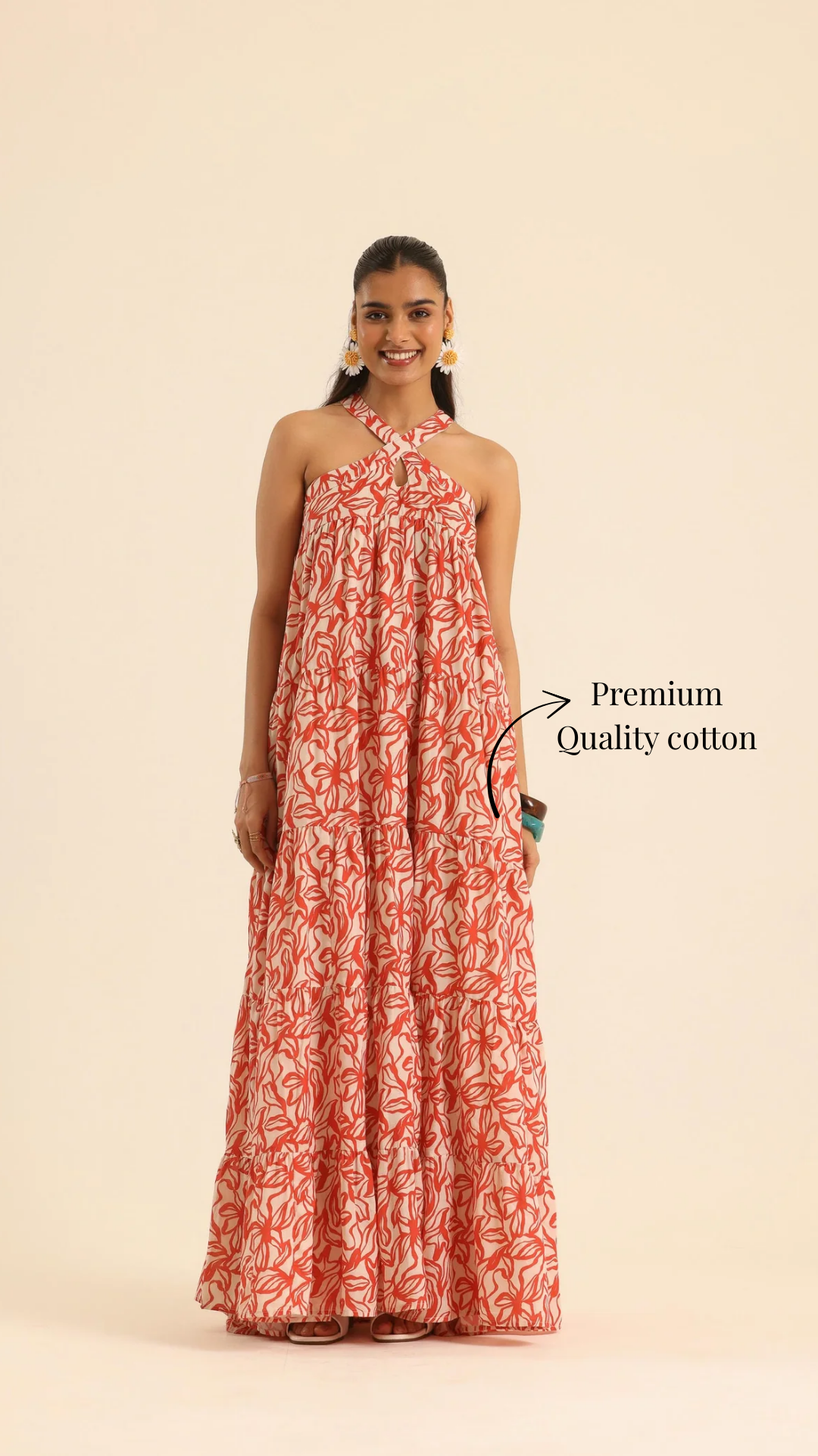 Nazaakat Sexy Salsa Maxi Dress