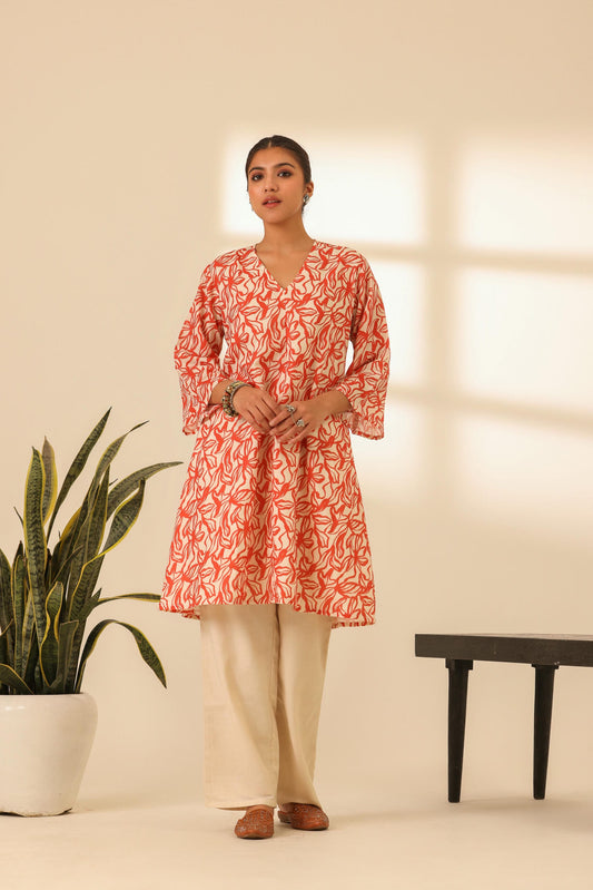 Rangrez Sexy Salsa A Line Kurta
