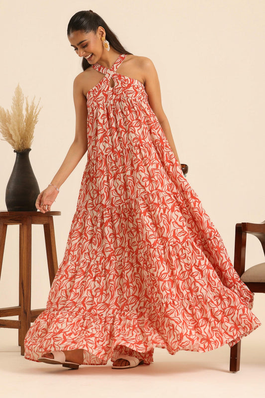Nazaakat Sexy Salsa Maxi Dress