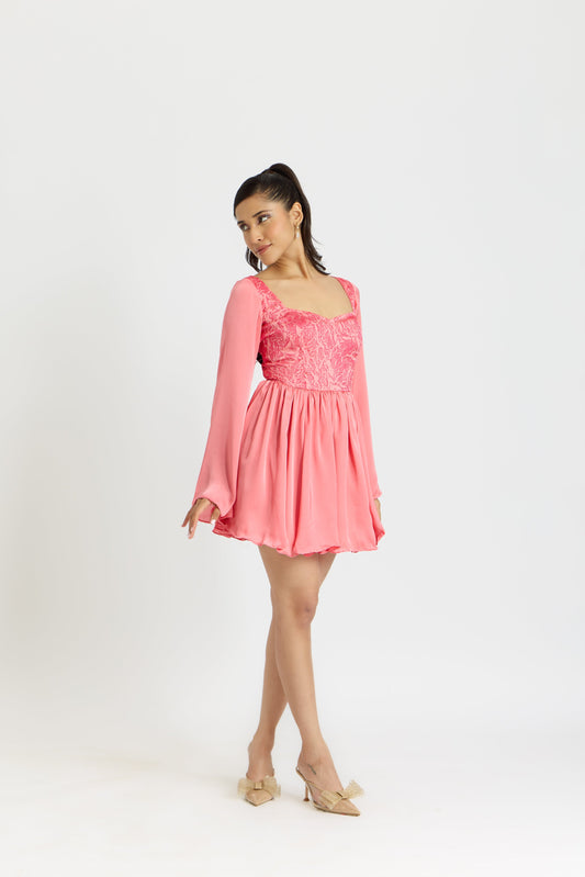 Nazaakat Cairo Pink Birthday Dress