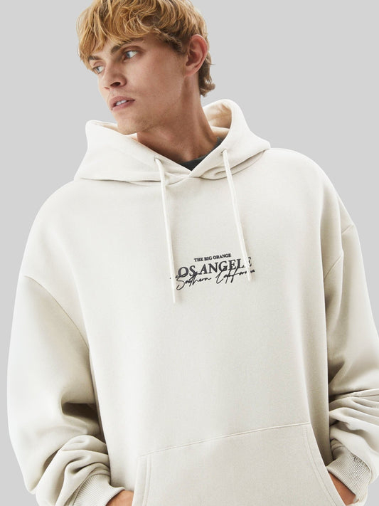 Losangeles Cream Full Sleeve Sweatshirt