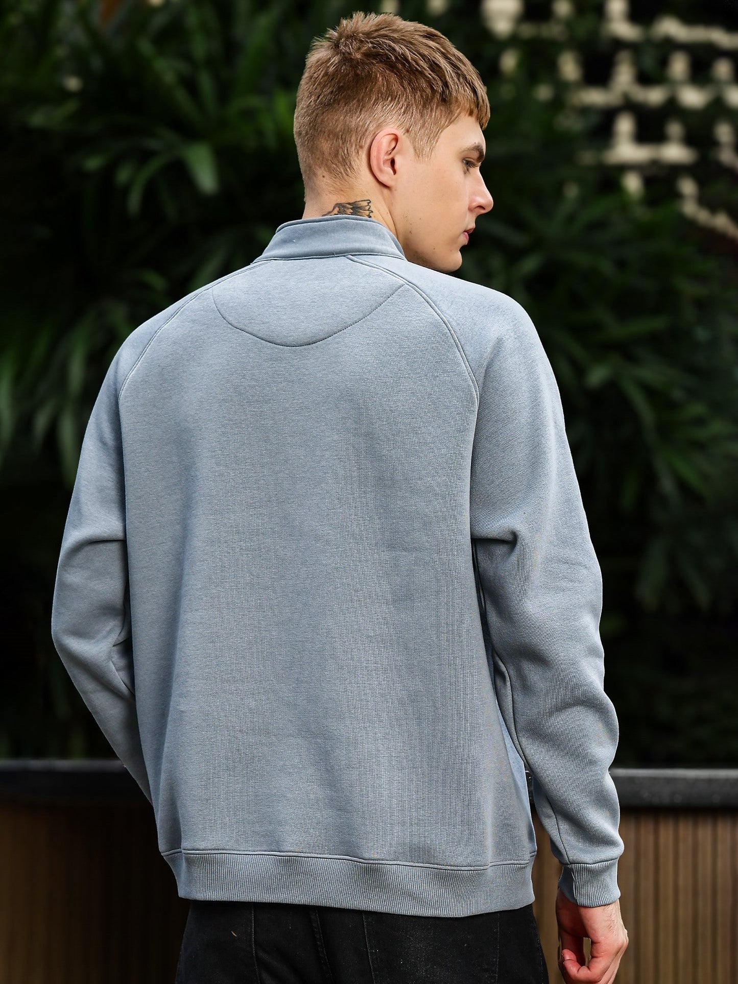 Solid Light Grey Sweatshirt