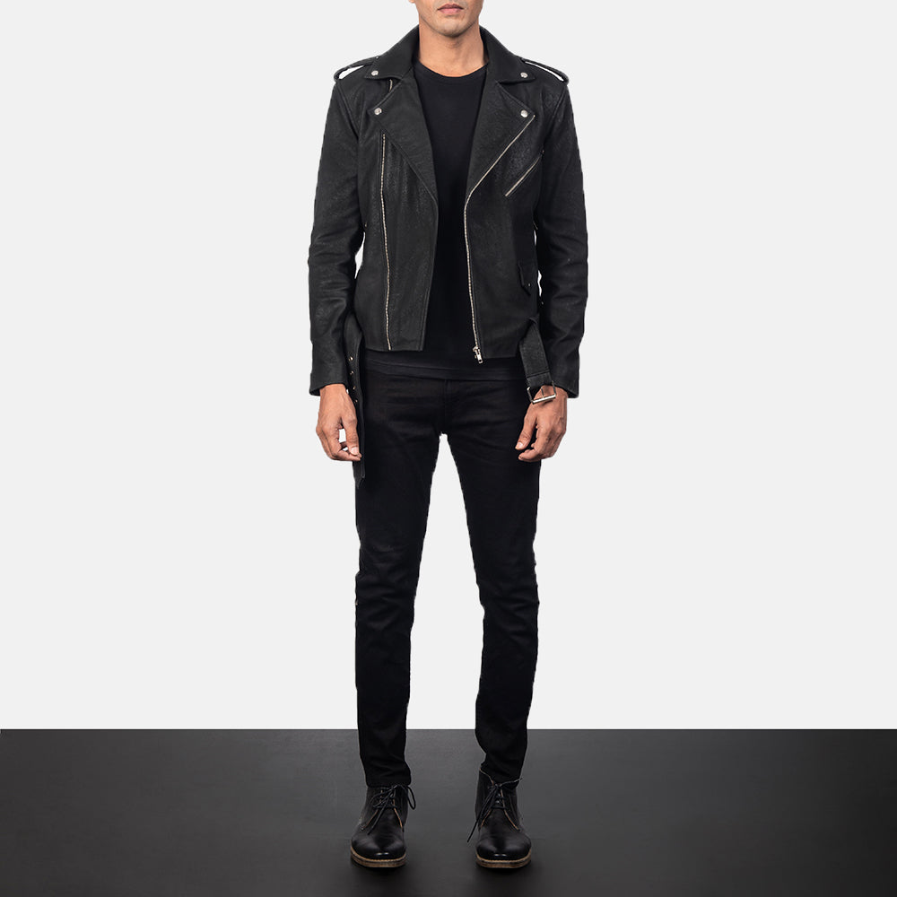 Allaric Alley  Leather Biker Jacket
