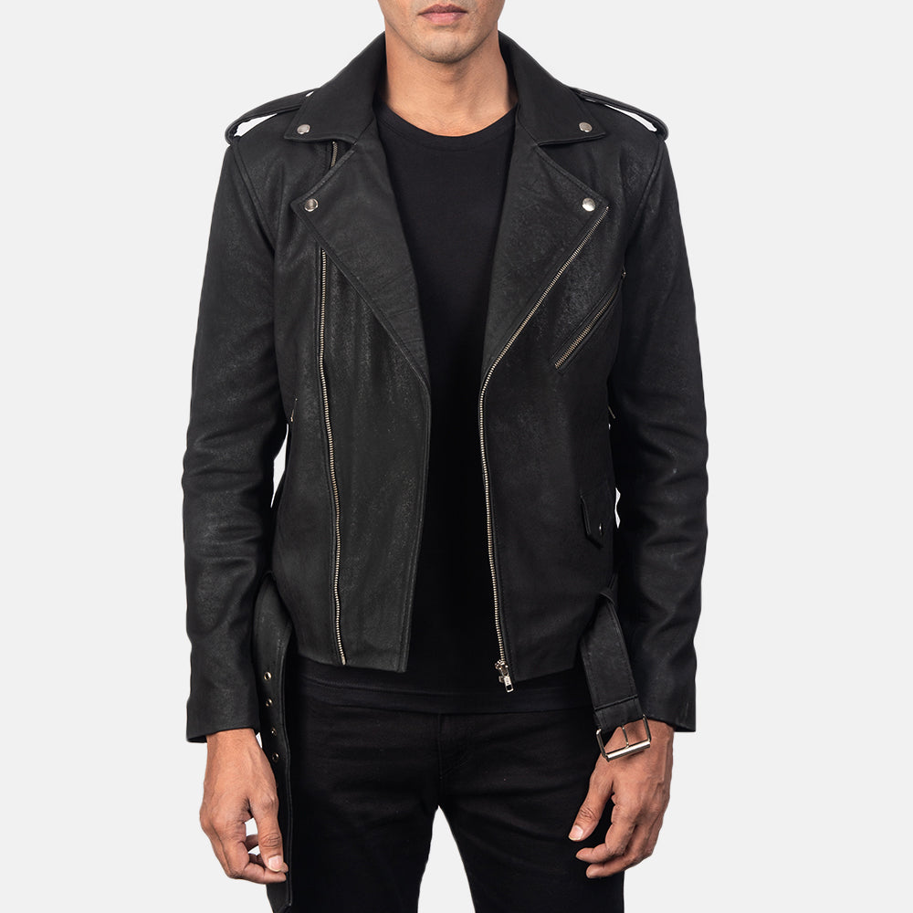 Allaric Alley  Leather Biker Jacket