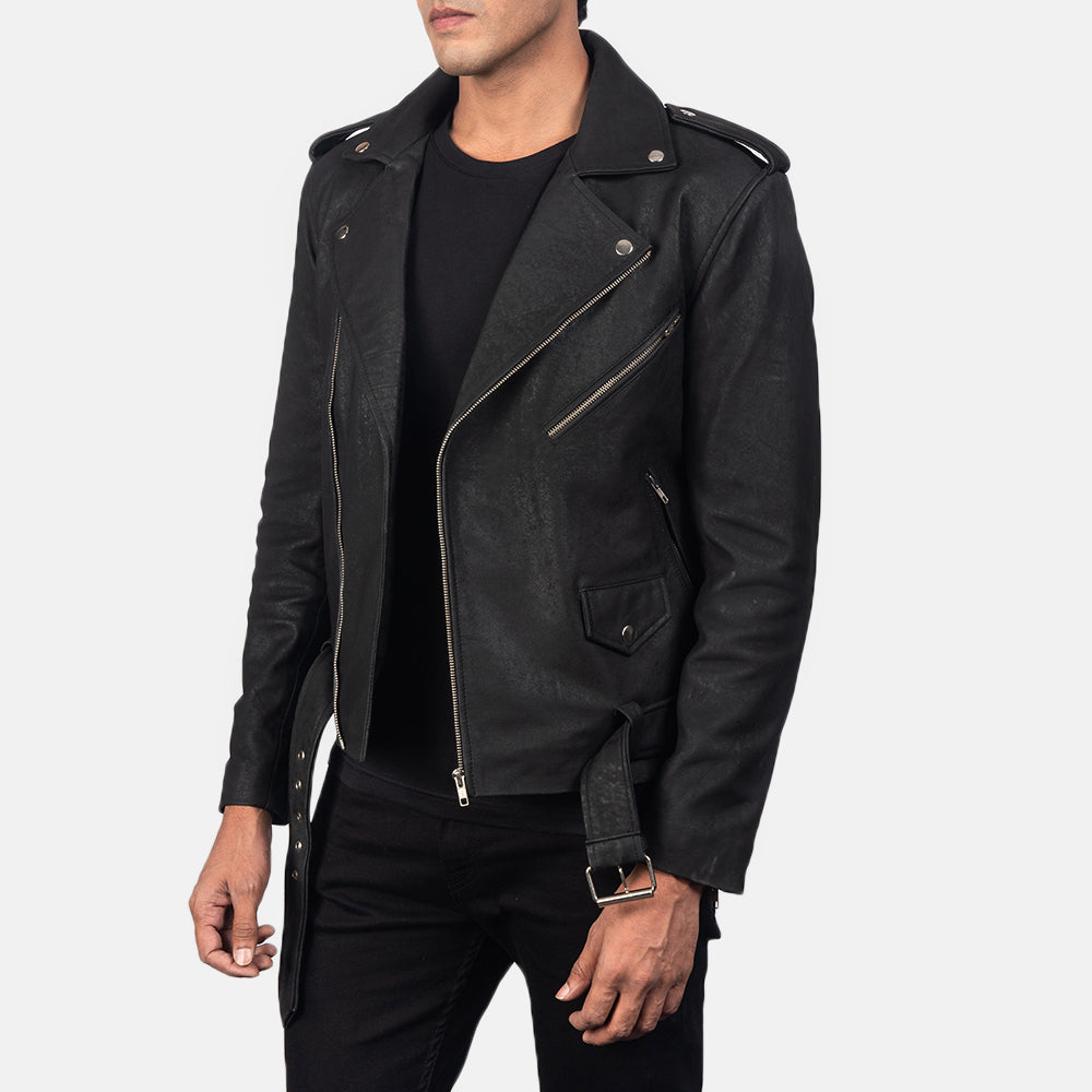 Allaric Alley  Leather Biker Jacket
