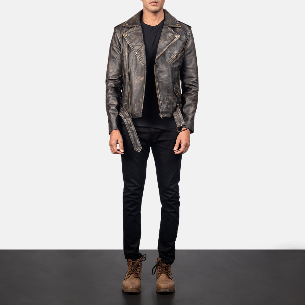 Allaric Alley  Leather Biker Jacket