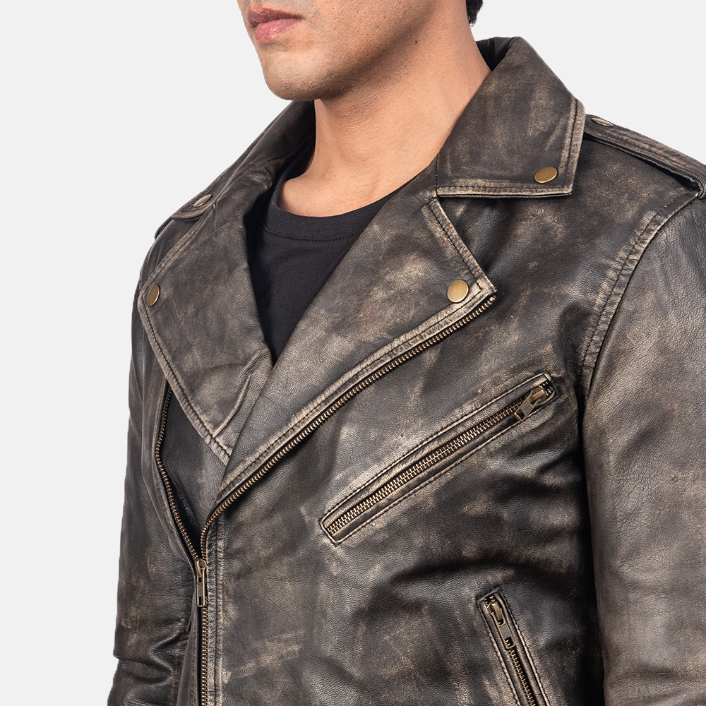 Allaric Alley  Leather Biker Jacket
