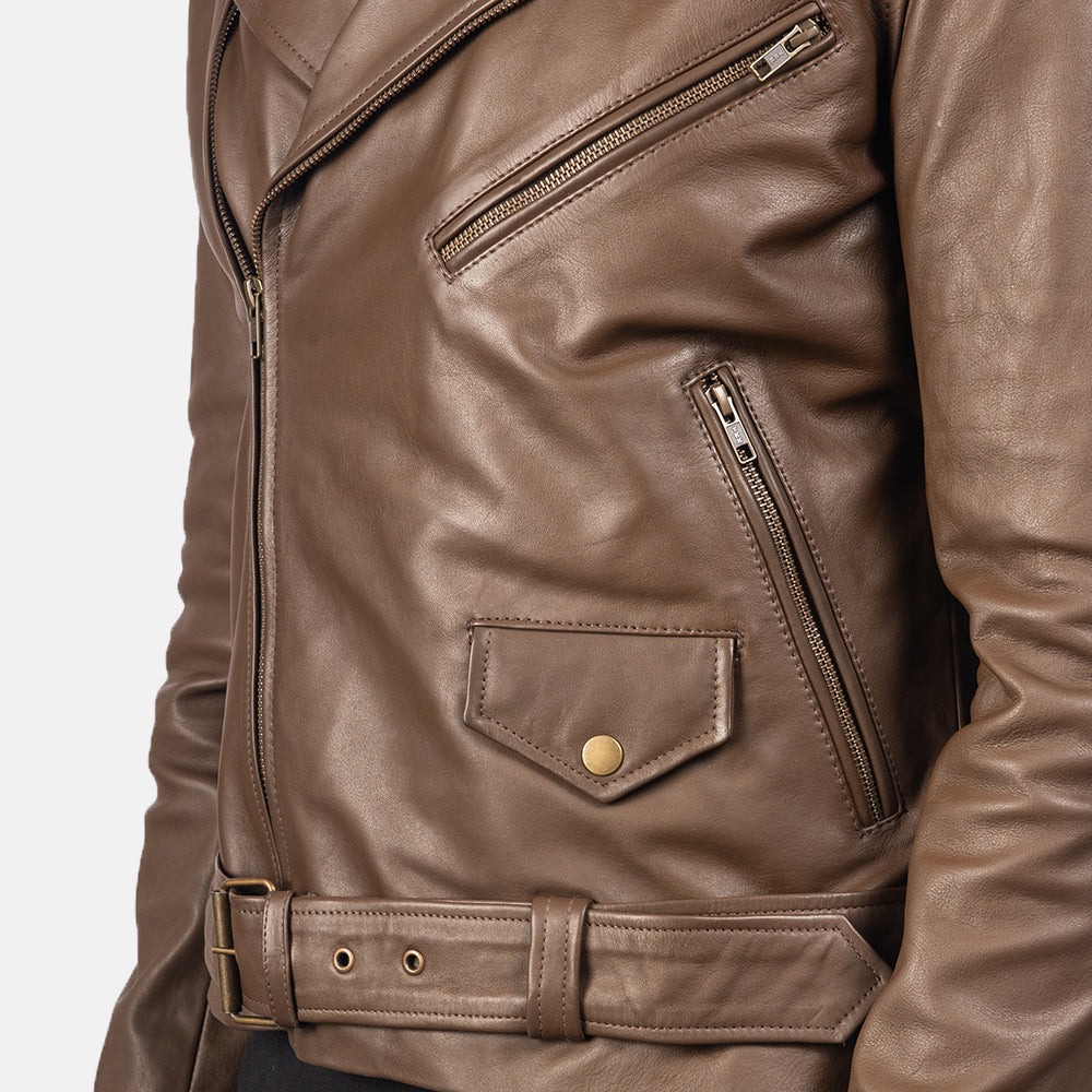 Allaric Alley  Leather Biker Jacket