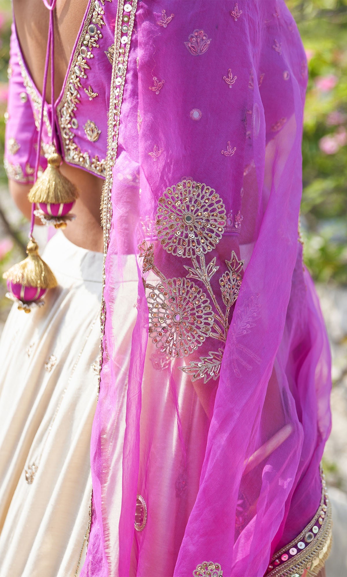 Boond Vol. 2 Pink Lehenga With Pink Embroidered Blouse And Dupatta ( Set Of 3)