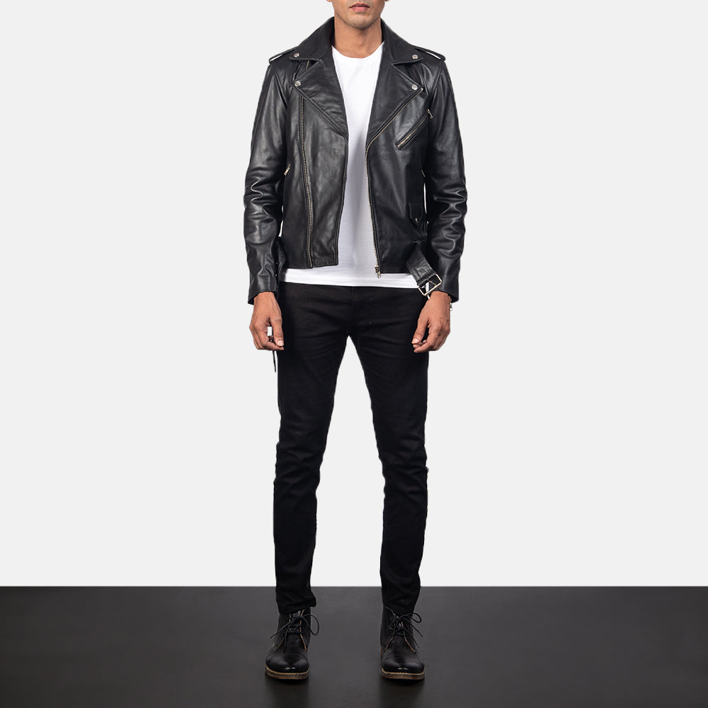 Allaric Alley  Leather Biker Jacket