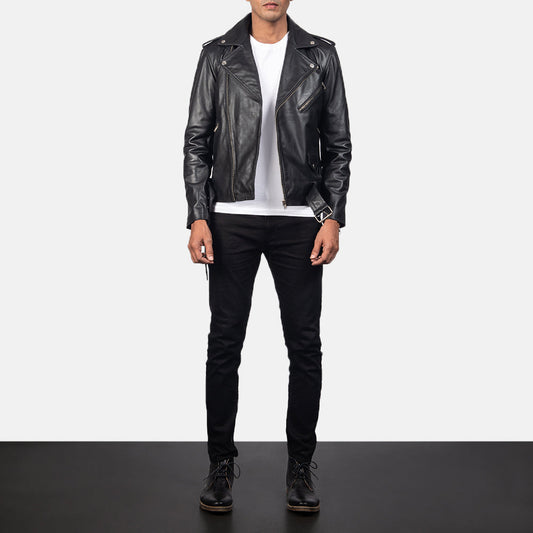 Allaric Alley  Leather Biker Jacket