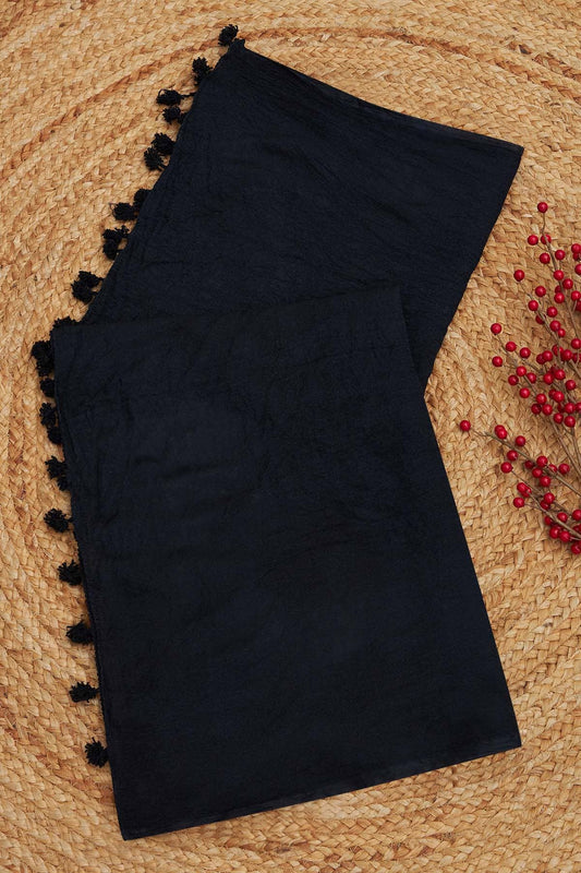 Black_Crepe_Solid_Dupatta_Womens_Soch
