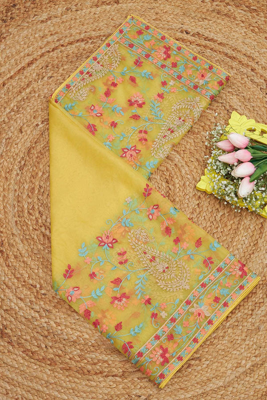 Yellow_Net_Embroidered_Dupatta_Womens_Soch